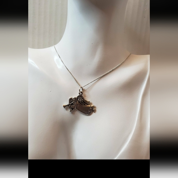 jeep collins Jewelry Vintage Jeep Collins Angel Pendant Poshmark
